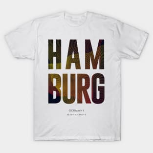 Hamburg City typography T-Shirt